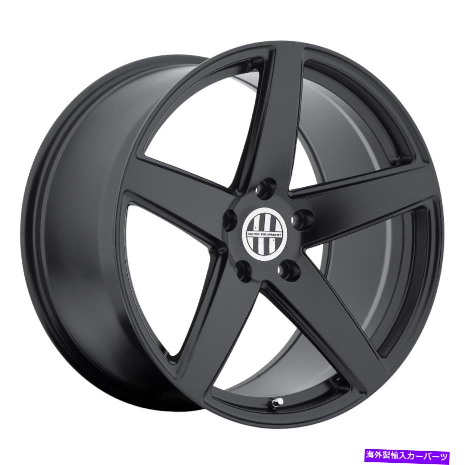 ホイール　４本セット 19x10.5ビクター装備バーデンマットブラックホイール5x130（55mm）セット4 19x10.5 Victor Equipment Baden Matte Black Wheels 5x130 (55mm) Set of 4【並行輸入品】｜Us Custom Parts Shop USDM