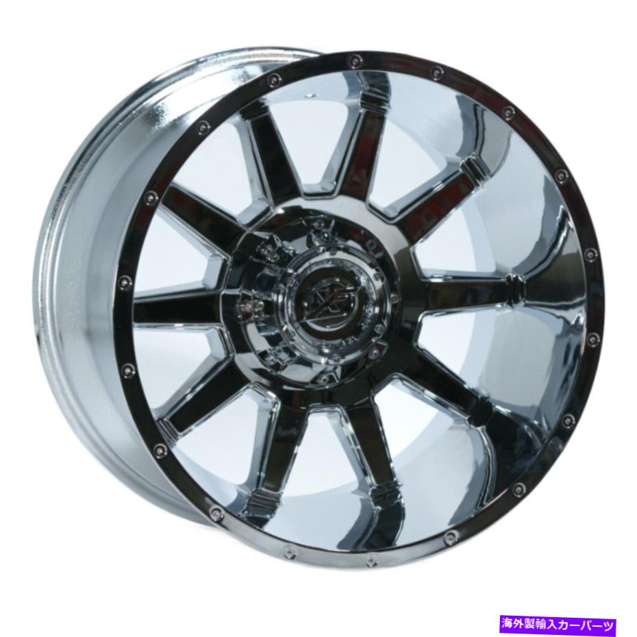 ホイール　４本セット 20x10 XFオフロードXF-219クロムホイール5x5/5x5.5（-24mm）セット4 20x10 XF Off-Road XF-219 Chrome Wheels 5x5/5x5.5 (-24mm) Set of 4【並行輸入品】｜Us Custom Parts Shop USDM
