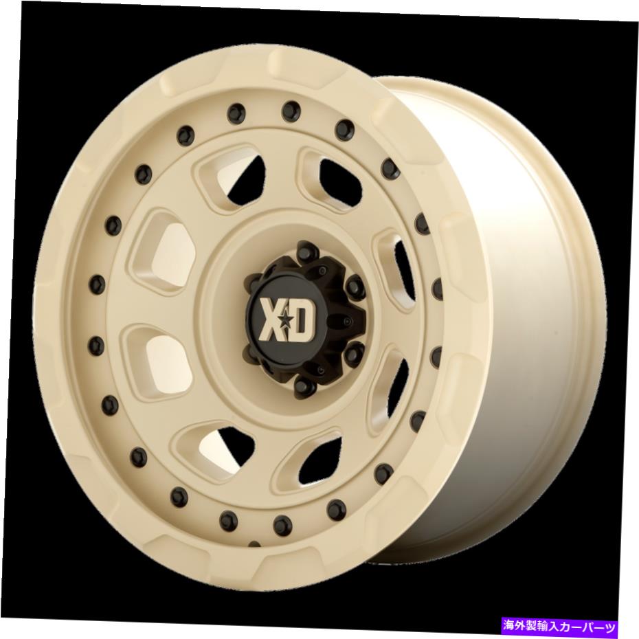 ホイール　４本セット 20x10 XD XD861ストームサンドホイール6x135（-18mm）4のセット 20x10 XD XD861 STORM Sand Wheel 6x135 (-18mm) Set of 4【並行輸入品】