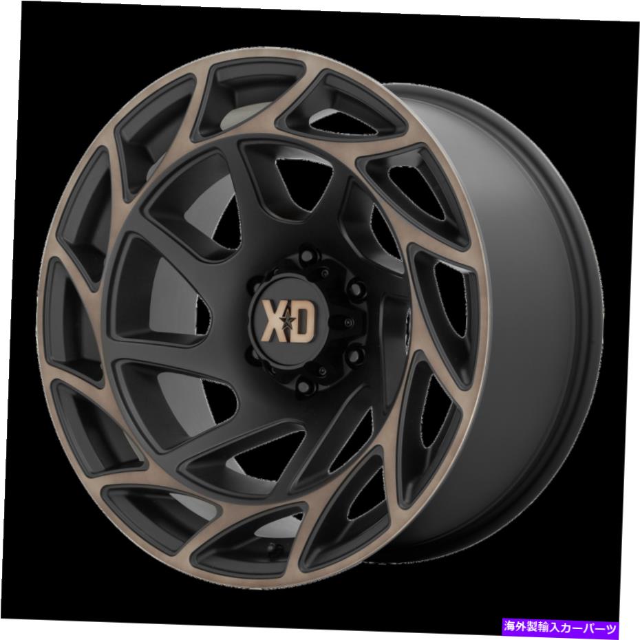 ホイール　４本セット 20x10 XDシリーズXD860オンスロートブラックW/ブロンズ色合いホイール5x5（-18mm）セット4 20x10 XD Series XD860 Onslaught Black W/Bronze Tint Wheels 5x5 (-18mm) Set of 4【並行輸入品】 385,308円