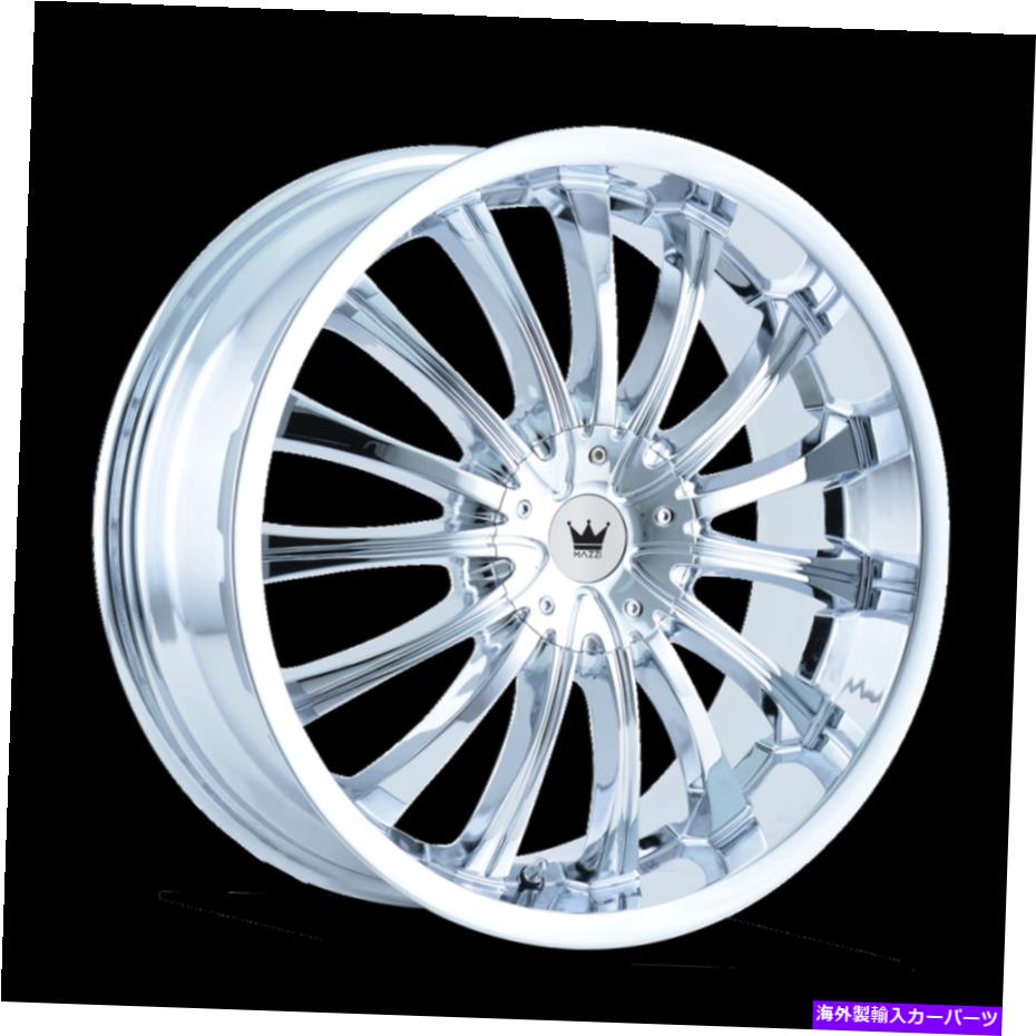 ホイール　４本セット 20x9 Mazzi hype Chrome Wheels 6x135/6x5.5（30mm）セット4のセット 20x9 MAZZI Hype Chrome Wheels 6x135/6x5.5 (30mm) Set of 4【並行輸入品】