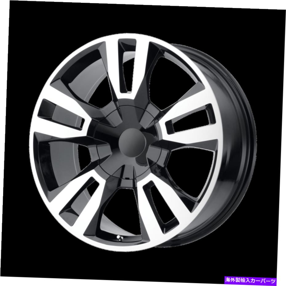 ホイール　４本セット 24x10 OE Creations PR188ブラック機械加工ホイール6x5.5（31mm）セット4 24x10 OE Creations PR188 Black Machined Wheels 6x5.5 (31mm) Set of 4【並行輸入品】