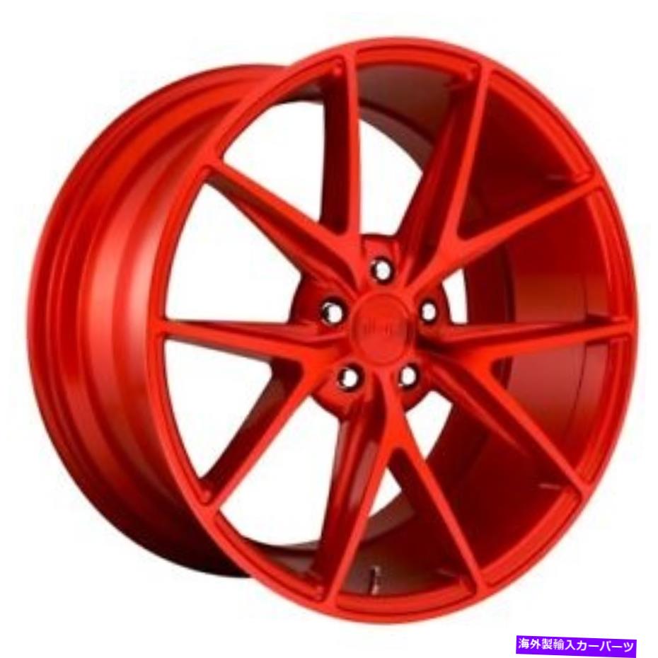 ホイール　４本セット 20x9 M186ニッチミサノグロスレッドホイール5x120（35mm）セット4のセット 20x9 M186 Niche Misano Gloss Red Wheels 5x120 (35mm) Set of 4【並行輸入品】