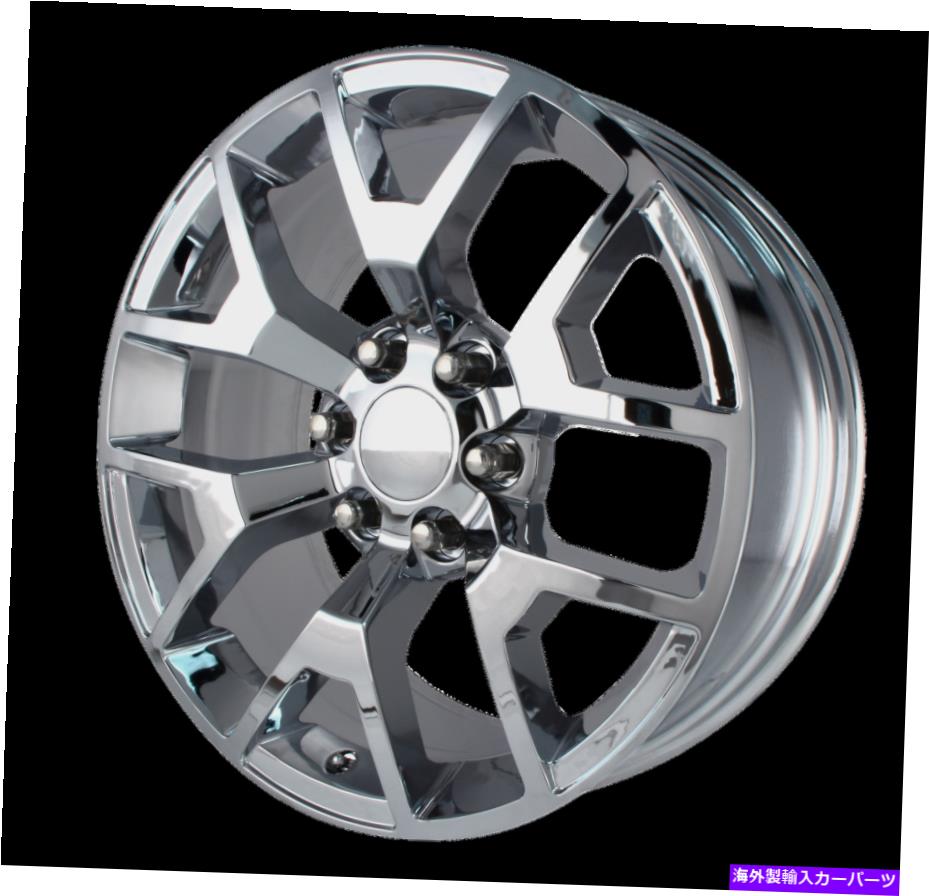 ホイール　４本セット 22x9 OE Creations PR169 Chrome Wheels 6x5.5（28mm）セット4のセット 22x9 OE Creations PR169 Chrome Wheels 6x5.5 (28mm) Set of 4【並行輸入品】
