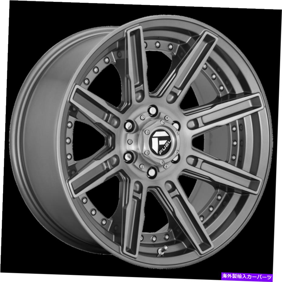 ホイール　４本セット 20x10 Fuel D710 Rogue Platinum Gun Metal Wheels 5x5（-18mm）セット4のセット 20x10 Fuel D710 Rogue Platinum Gun Metal Wheels 5x5 (-18mm) Set of 4【並行輸入品】