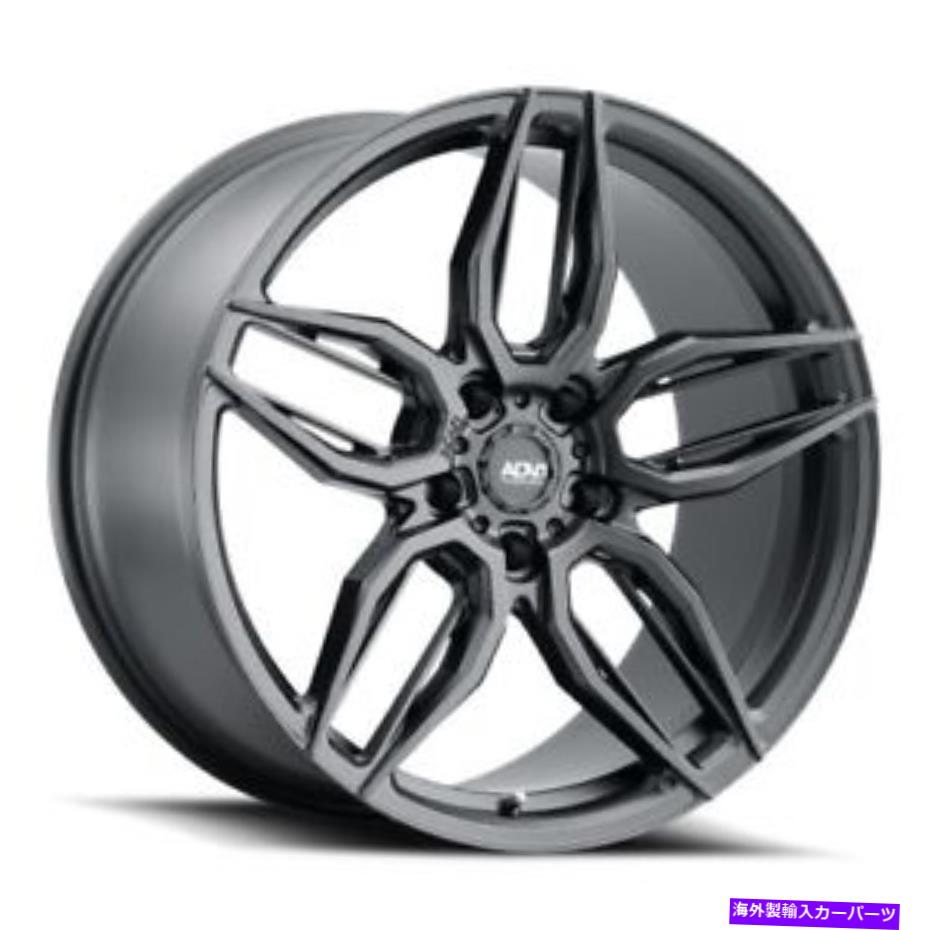 ホイール　４本セット 20x9.5 adv.1 v202 adv005サテンブラックホイール5x120（18mm）セット4のセット 20x9.5 ADV.1 V202 ADV005 Satin Black Wheels 5x120 (18mm) Set of 4【並行輸入品】