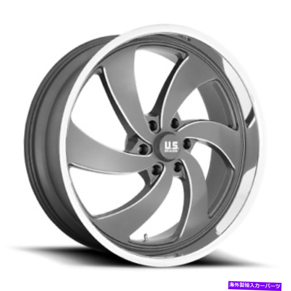 ホイール　４本セット 24x9 US Mags U133 Desperado Ant Milled Directional Wheels 6x135（25mm）セット4 24x9 US Mags U133 Desperado Ant Milled DIRECTIONAL Wheels 6x135 (25mm) Set of 4【並行輸入品】｜Us Custom Parts Shop USDM