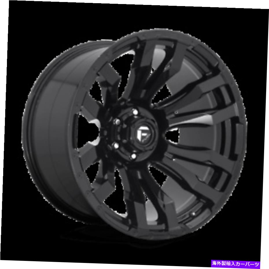 ホイール　４本セット 20x10燃料オフロードD675ブリッツグロスブラックホイール5x5.5（-18mm）セット4 20x10 Fuel Off-Road D675 Blitz Gloss Black Wheels 5x5.5 (-18mm) Set of 4【並行輸入品】