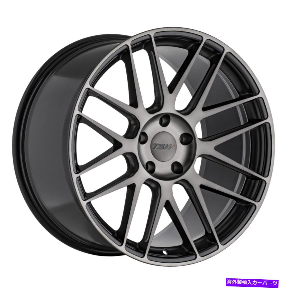 ホイール　４本セット 19x9.5 TSW Nord Semi Gloss Black Milled＆Dark Tint Wheels 5x112（35mm）セット4 19x9.5 TSW Nord Semi Gloss Black Milled & Dark Tint Wheels 5x112 (35mm) Set of 4【並行輸入品】