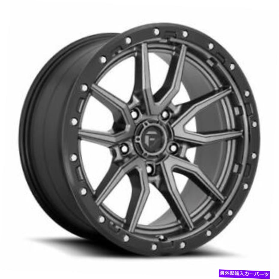ホイール　４本セット 20x9 Fuel D680 Rebel Gun Metal W/Black Ring Wheels 5x150（20mm）セット4のセット 20x9 Fuel D680 Rebel Gun Metal W/Black Ring Wheels 5x150 (20mm) Set of 4【並行輸入品】｜Us Custom Parts Shop USDM