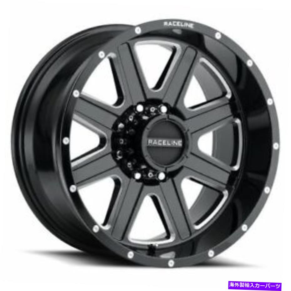 ホイール　４本セット 20x12 Raceline 940m人質のGloss Black＆Milled Wheels 8x170（-44mm）セット4 20x12 Raceline 940M Hostage Gloss Black & Milled Wheels 8x170 (-44mm) Set of 4【並行輸入品】 399,663円
