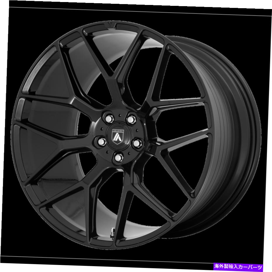 ホイール　４本セット 22x9アサンティブラックABL-27ダイナスティグロスブラックホイール5x120（32mm）セット4 22x9 Asanti Black ABL-27 Dynasty Gloss Black Wheels 5x120 (32mm) Set of 4【並行輸入品】