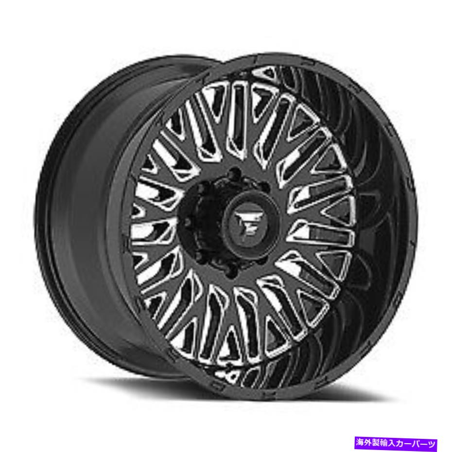 ホイール　４本セット 26x12 fittipaldi offroad ftc07bmブラックミリングホイール8x170（-44mm）セット4 26x12 Fittipaldi Offroad FTC07BM Black Milled Wheels 8x170 (-44mm) Set of 4【並行輸入品】