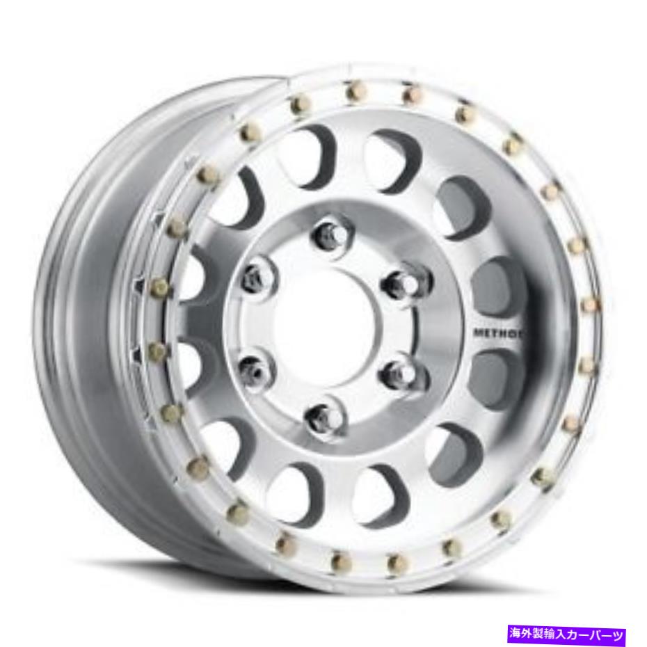 ホイール　４本セット 17x9メソッドMR103ビードロック機械加工ホイール8x6.5（-12mm）セット4 17x9 Method MR103 Beadlock Machined Wheel 8x6.5 (-12mm) Set of 4【並行輸入品】