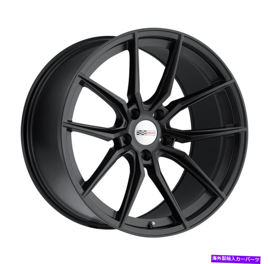ホイール　４本セット 19x10.5 Cray Spider Matteブラックホイール5x4.75（65mm）セット4 19x10.5 Cray Spider Matte Black Wheels 5x4.75 (65mm) Set of 4【並行輸入品】｜Us Custom Parts Shop USDM