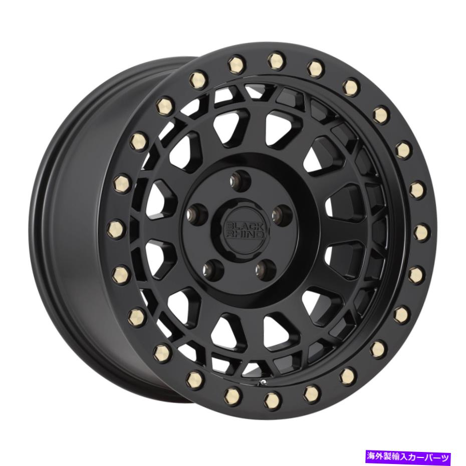 ホイール　４本セット 20x9.5 Black Rhino Primm Matte Black W/Brass Bolts Wheels 5x5（-18mm）セット4のセット 20x9.5 Black Rhino Primm Matte Black W/Brass Bolts Wheels 5x5 (-18mm) Set of 4【並行輸入品】｜Us Custom Parts Shop USDM 820,490円