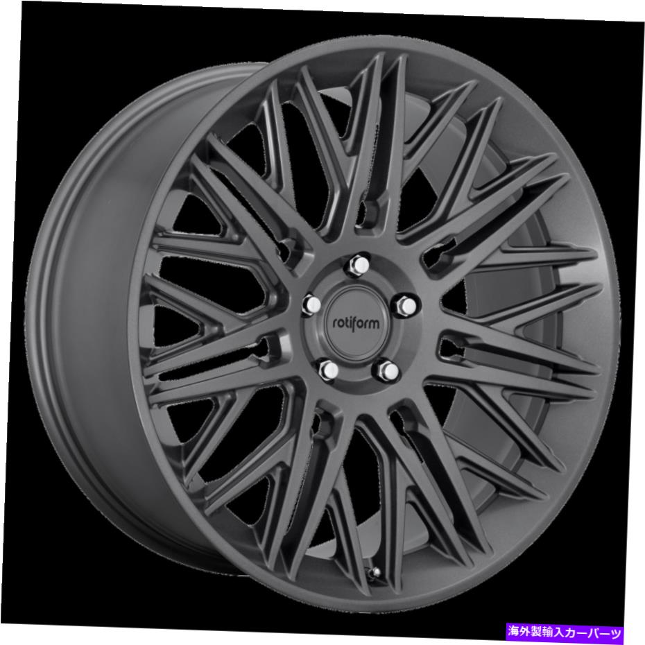 ホイール 4本セット 22x10 Rotiform 1PC R163 JDR Matte Anthracite Wheel 5x130(25mm)セット4 22x10 Rotiform 1pc R163 JDR MATTE ANTHRACITE Wheel 5x130 (25mm) Set of 4【並行輸入品】