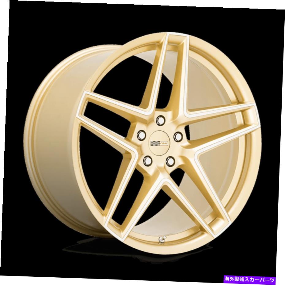 ホイール　４本セット 21x12 Cray Panthera Gloss Gold with Mirror Face Wheels 5x120（52mm）セット4 21x12 Cray Panthera Gloss Gold With Mirror Face Wheels 5x120 (52mm) Set of 4【並行輸入品】