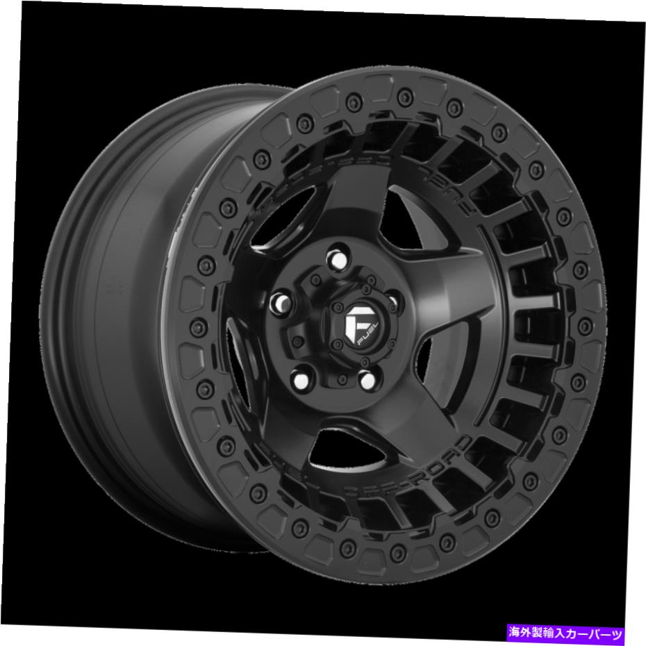 ホイール　４本セット 17x9燃料D118ワープマットブラックホイール6x5.5（-15mm）セット4 17x9 Fuel D118 Warp Matte Black Wheels 6x5.5 (-15mm) Set of 4【並行輸入品】｜Us Custom Parts Shop USDM