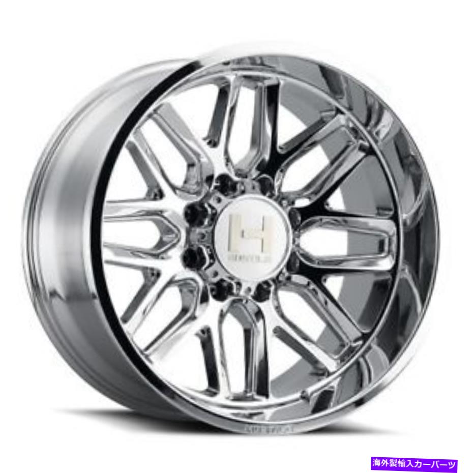 ホイール　４本セット 20x12敵対的なH120バルカンアーマーメッキ（クロム）ホイール8x180（-44mm）セット4 20x12 Hostile H120 Vulcan Armor Plated (Chrome) Wheels 8x180 (-44mm) Set of 4【並行輸入品】