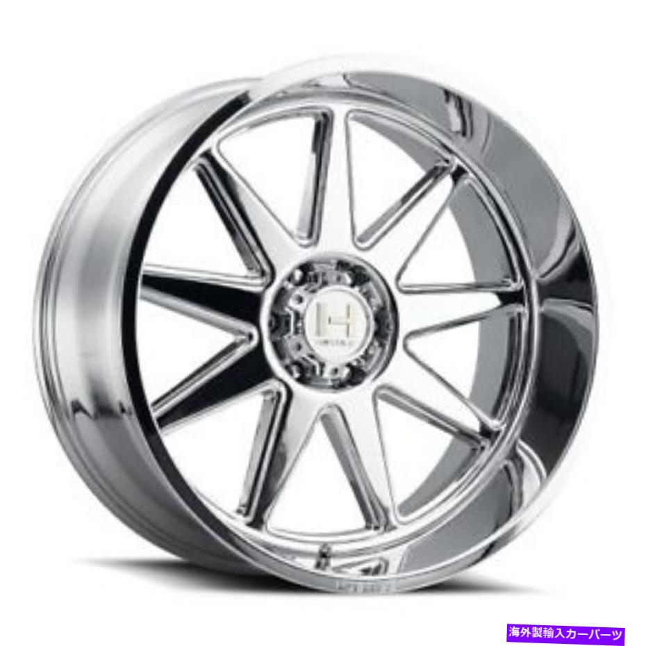 ホイール　４本セット 20x12敵対的なH121オメガアーマーメッキ（Chrome）ホイール6x135（-44mm）セット4 20x12 Hostile H121 Omega Armor Plated (Chrome) Wheels 6x135 (-44mm) Set of 4【並行輸入品】