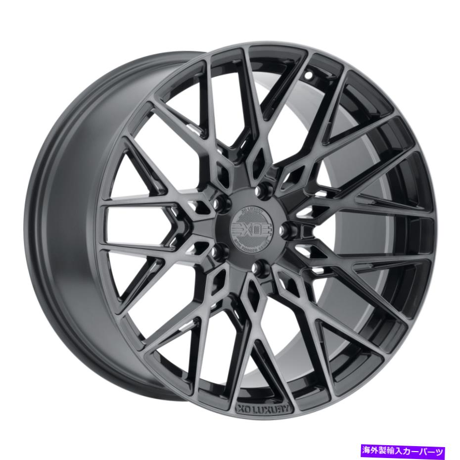 ホイール　４本セット 19x11 xo luxury phoenix gunmetal w/gunmetal face wheels 5x112（37mm）セット4のセット 19x11 XO Luxury Phoenix Gunmetal W/Gunmetal Face Wheels 5x112 (37mm) Set of 4【並行輸入品】