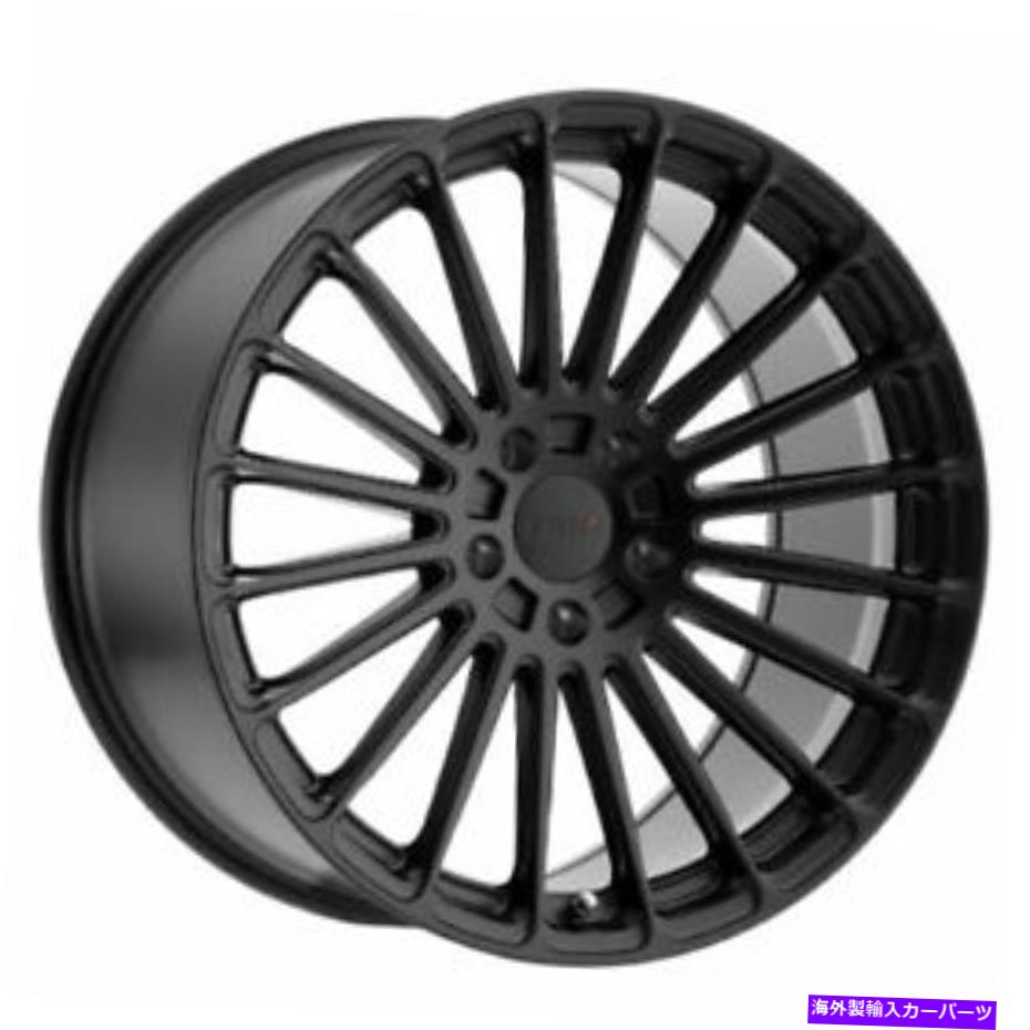 ホイール　４本セット 19x10 TSW Turbina Matteブラックホイール5x4.5（25mm）4のセット 19x10 TSW Turbina Matte Black Wheels 5x4.5 (25mm) Set of 4【並行輸入品】