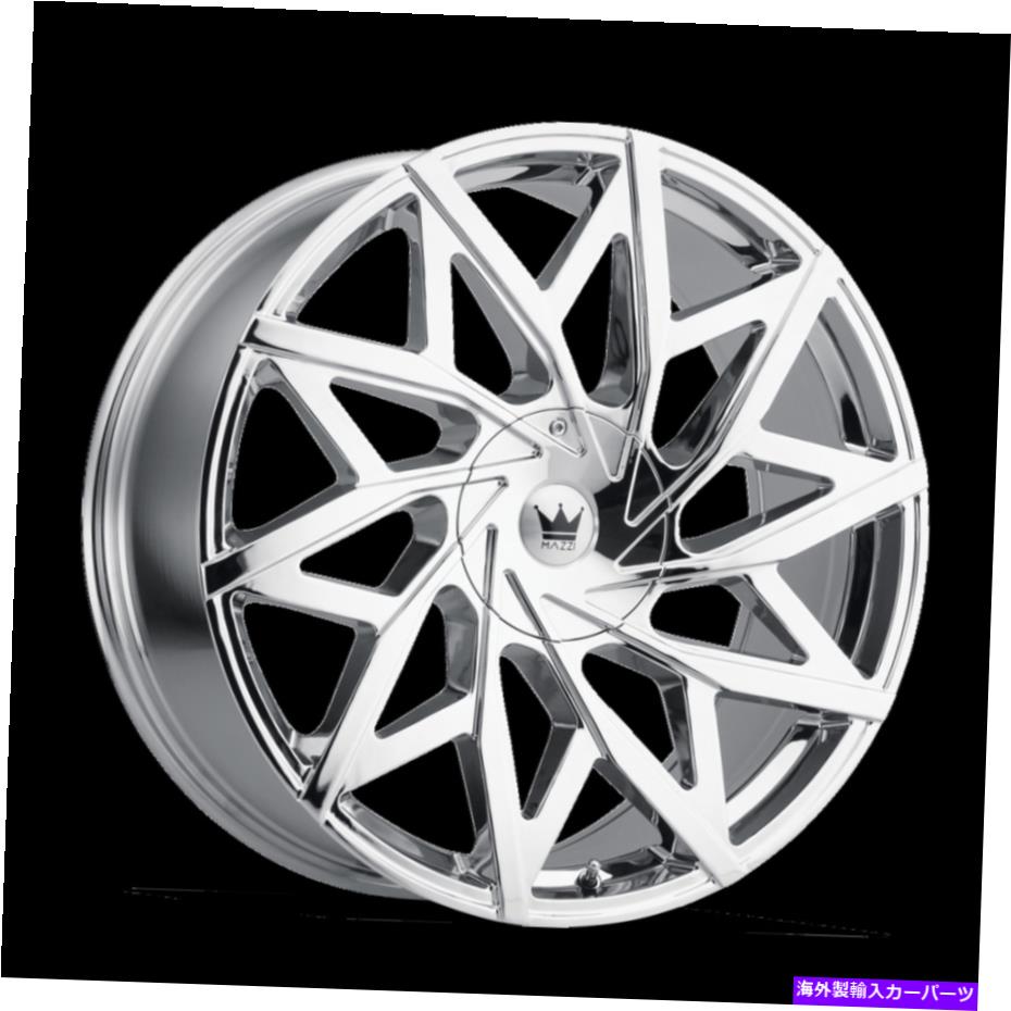 ホイール　４本セット 24x9.5マッツィビッグイージークロムホイール6x135/6x5.5（30mm）セット4 24x9.5 MAZZI Big Easy Chrome Wheels 6x135/6x5.5 (30mm) Set of 4【並行輸入品】 439,472円
