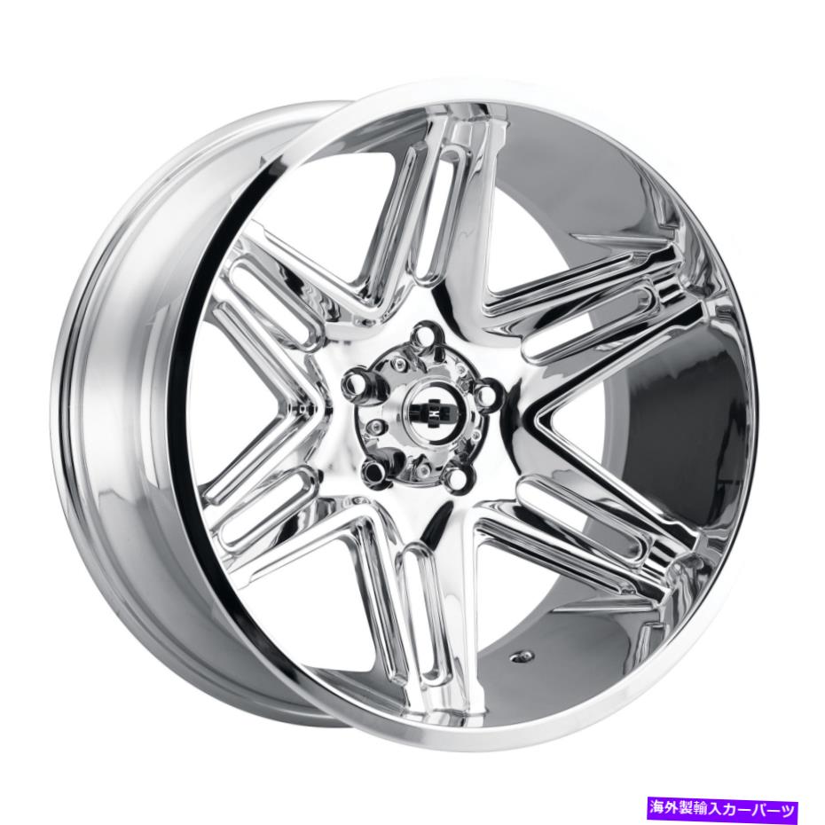 ホイール　４本セット 20x10 Vision 363 Razor Chrome Wheels 5x5.5（-25mm）セット4 20x10 Vision 363 Razor Chrome Wheels 5x5.5 (-25mm) Set of 4【並行輸入品】