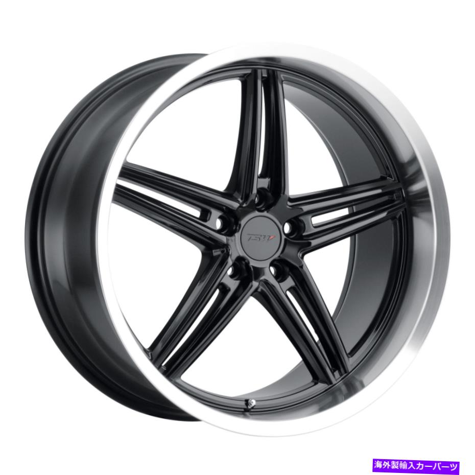 ホイール　４本セット 20x10 TSW Variante Gloss Black w/機械加工リップホイール5x120（40mm）セット4のセット 20x10 TSW Variante Gloss Black W/Machined Lip Wheels 5x120 (40mm) Set of 4【並行輸入品】