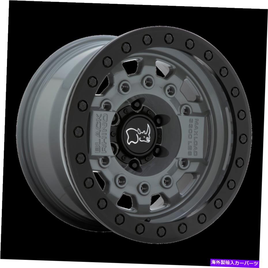 ホイール 4本セット 17x8.5ブラックサイアベンジャービードロック戦艦グレーホイール6x5.5(-30mm)セット4 17x8.5 Black Rhino AVENGER BEADLOCK BATTLESHIP GRAY Wheel 6x5.5 (-30mm) Set of 4【並行輸入品】|Us Custom Parts Shop USDM