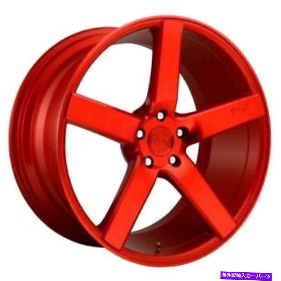 ホイール　４本セット 20x10 M187ニッチミラノグロスレッドホイール5x4.5（40mm）セット4のセット 20x10 M187 Niche Milan Gloss Red Wheels 5x4.5 (40mm) Set of 4【並行輸入品】