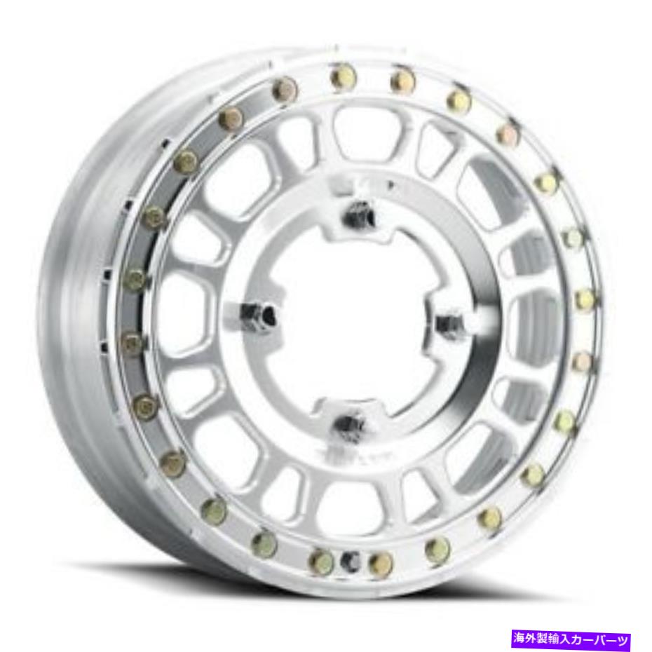 ホイール　４本セット 15x5メソッドレースホイールMR412 UTVビードロック機械加工ホイール4x156（43mm）セット4 15x5 Method Race Wheels MR412 UTV Beadlock Machined Wheels 4x156 (43mm) Set of 4【並行輸入品】