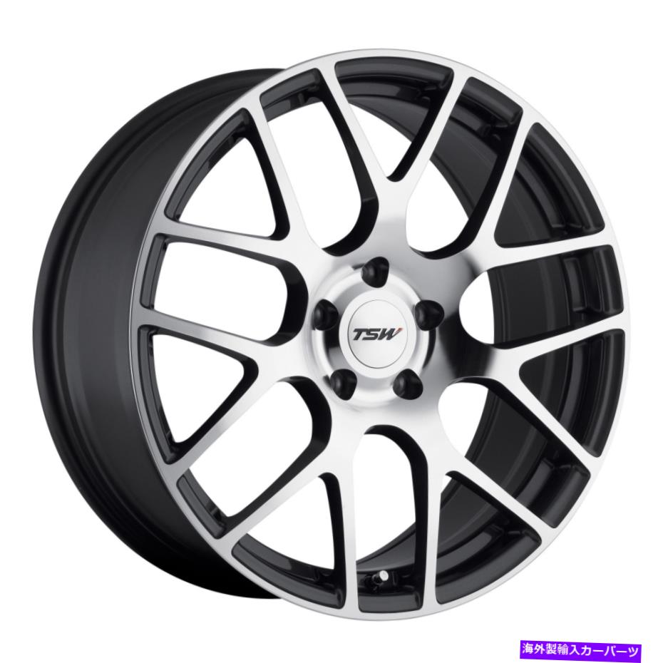ホイール　４本セット 22x10.5 TSW Nurburgring Gunmetal w/Mirror Cut Face Wheels 5x120（32mm）セット4 22x10.5 TSW Nurburgring Gunmetal W/Mirror Cut Face Wheels 5x120 (32mm) Set of 4【並行輸入品】