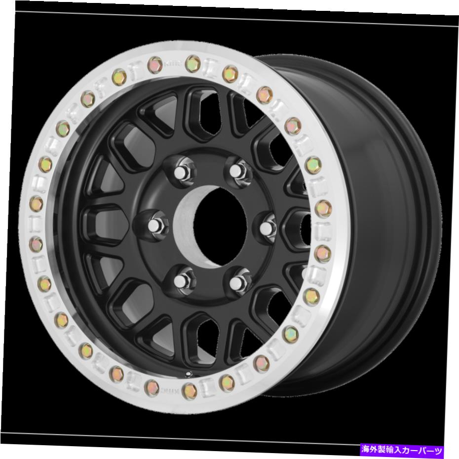 ホイール　４本セット 17x8.5 kmc km234グレネードデザートサテンブラックホイール6x135（0mm）セット4 17x8.5 KMC KM234 Grenade Desert Satin Black Wheels 6x135 (0mm) Set of 4【並行輸入品】｜Us Custom Parts Shop USDM