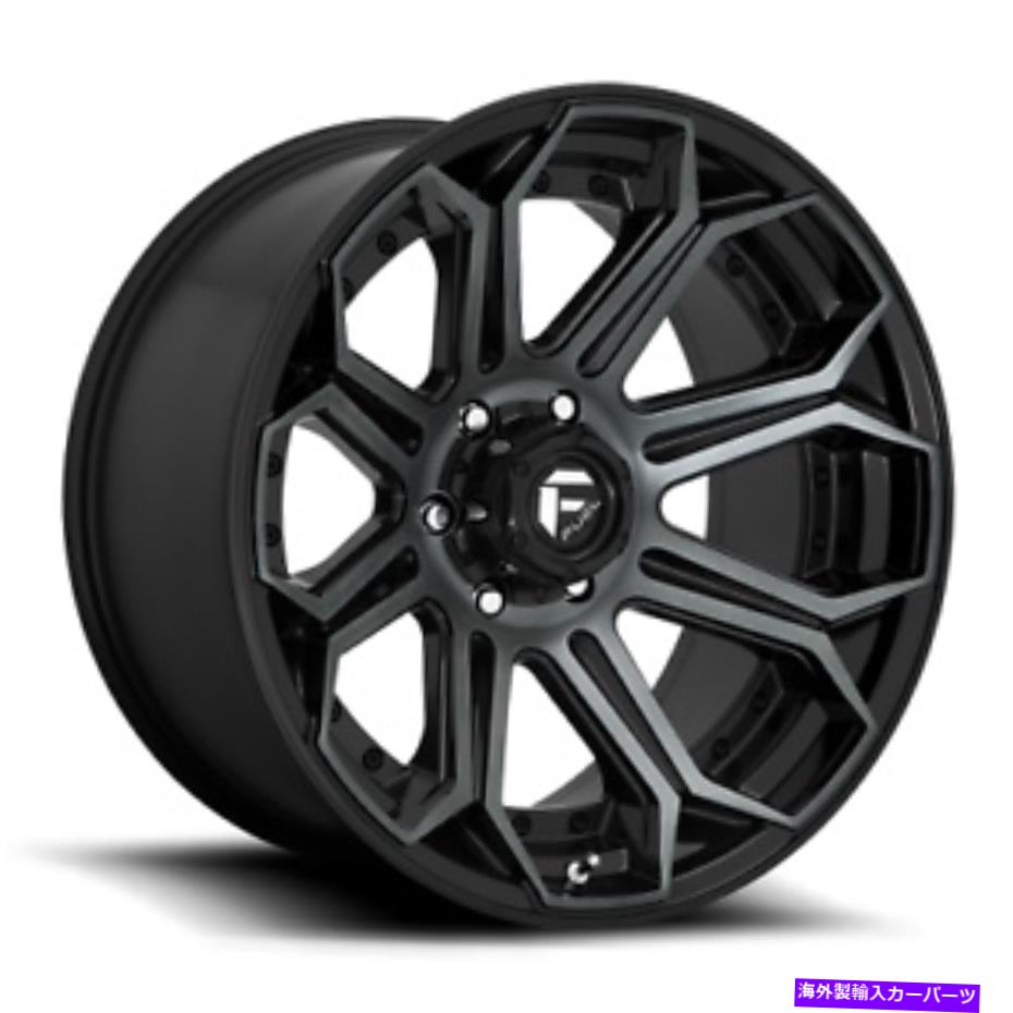 ホイール　４本セット 20x10 d704燃料包囲機械加工二重暗い色合いホイール8x6.5（-18mm）セット4 20x10 D704 Fuel Siege Machined Double Dark Tint Wheels 8x6.5 (-18mm) Set of 4【並行輸入品】