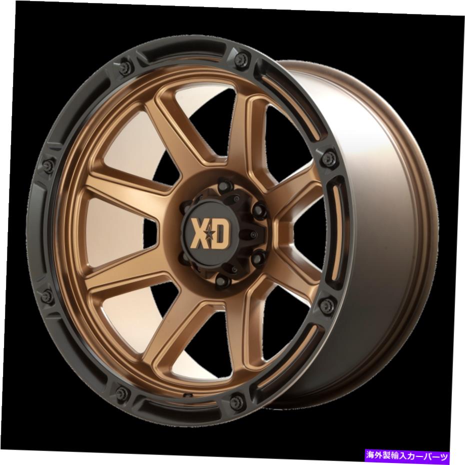 ホイール　４本セット 20x12 XD XD863マットブロンズホイール6x5.5（-44mm）セット4 20x12 XD XD863 Matte Bronze Wheel 6x5.5 (-44mm) Set of 4【並行輸入品】