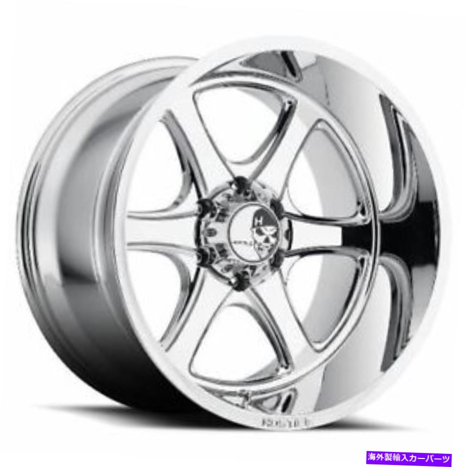 ホイール 4本セット 20x12敵対的なH105亡命鎧メッキ(Chrome)ホイール6x135(-44mm)セット4 20x12 Hostile H105 Exile Armor Plated (Chrome) Wheels 6x135 (-44mm) Set of 4【並行輸入品】|Us Custom Parts Shop USDM