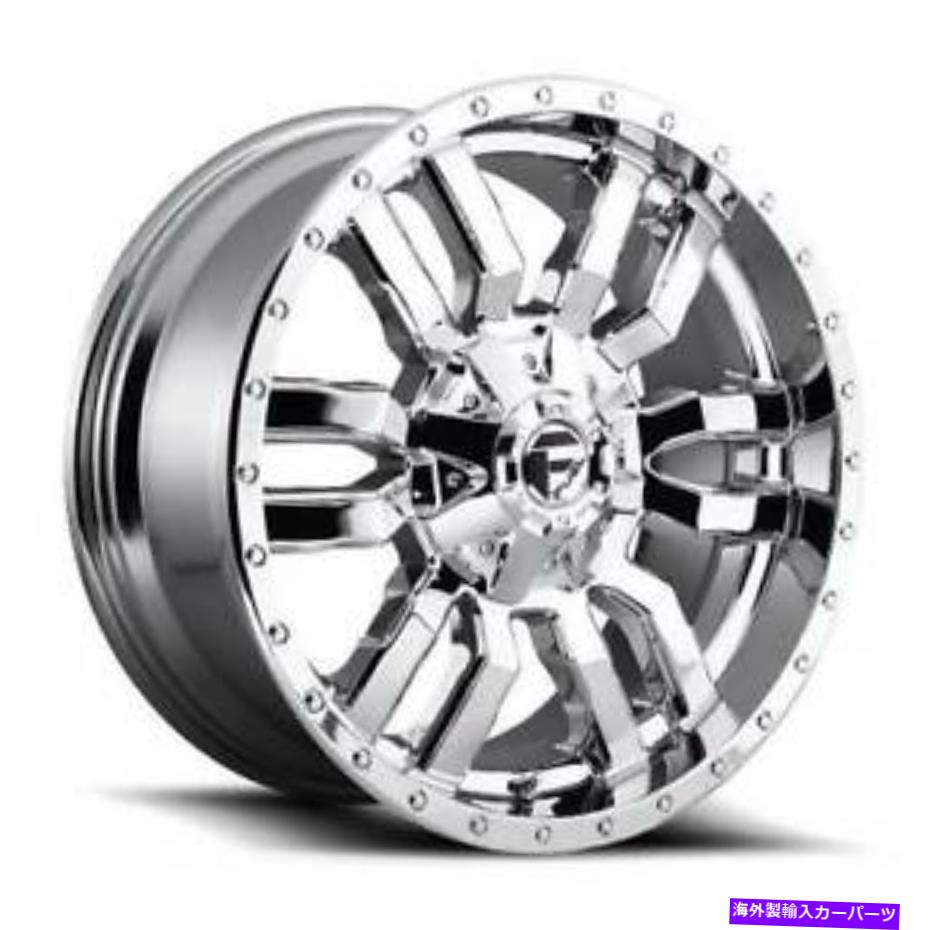 ホイール　４本セット 20x10 d631燃料スレッジクロムホイール8x170（-18mm）セット4 20x10 D631 Fuel Sledge Chrome Wheels 8x170 (-18mm) Set of 4【並行輸入品】｜Us Custom Parts Shop USDM