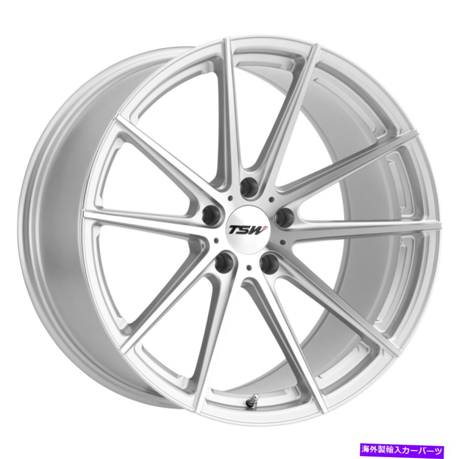 ホイール　４本セット 21x11 TSWバサーストシルバーW/ミラーカットフェイスホイール5x130（56mm）セット4のセット 21x11 TSW Bathurst Silver W/Mirror Cut Face Wheels 5x130 (56mm) Set of 4【並行輸入品】