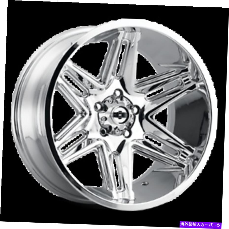 ホイール　４本セット 20x10 Vision 363 Razor Chrome Wheels 6x135（-25mm）セット4 20x10 Vision 363 Razor Chrome Wheels 6x135 (-25mm) Set of 4【並行輸入品】