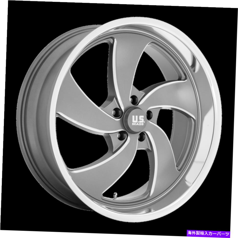 ホイール　４本セット 24x10 US Mags U133 Desperado Ant Milled Directional Wheels 5x4.75（5mm）セット4 24x10 US Mags U133 Desperado Ant Milled DIRECTIONAL Wheels 5x4.75 (5mm) Set of 4【並行輸入品】