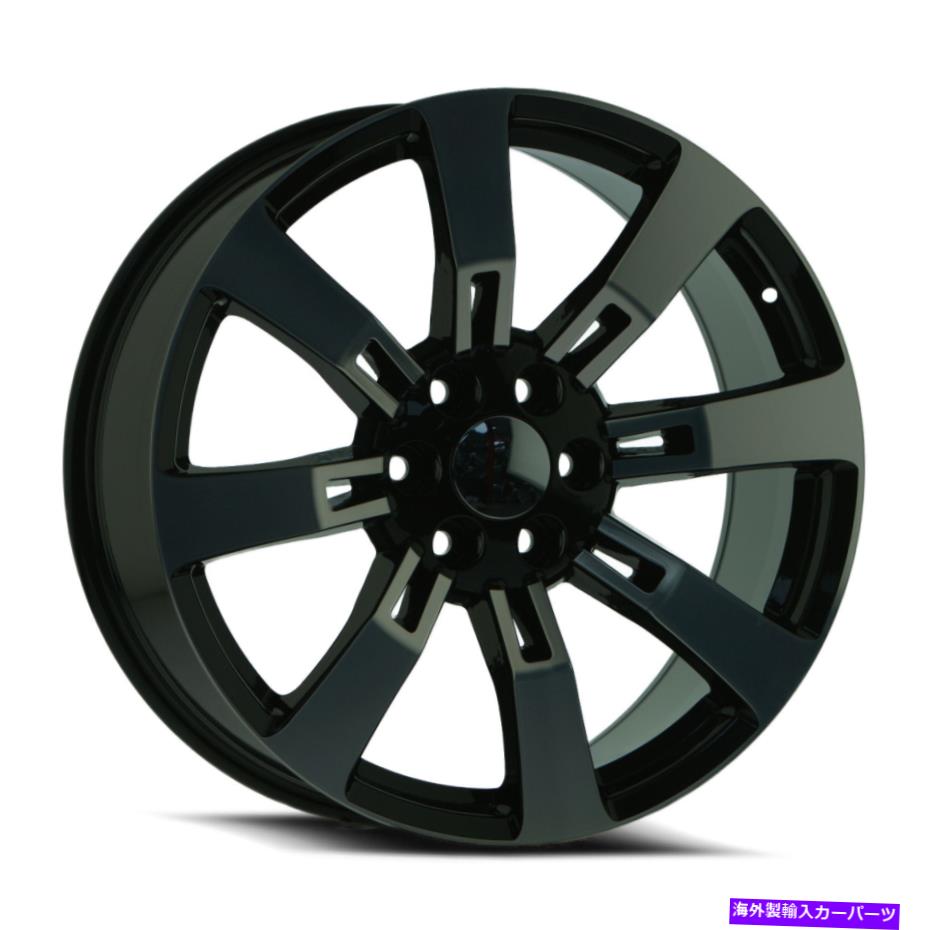 ホイール　４本セット 26x10 O.E. Revolution G-02 Gloss Black＆Machined Wheels 6x5.5（31mm）4のセット 26x10 O.E. Revolution G-02 Gloss Black & Machined Wheels 6x5.5 (31mm) Set of 4【並行輸入品】