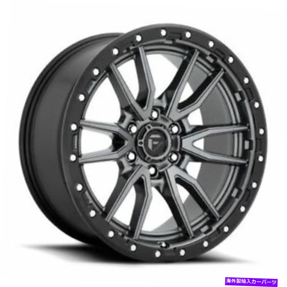 ホイール　４本セット 22x10 D680 Fuel Rebel Matte Gunmetal BlackWheels 6x5.5（-13mm）セット4 22x10 D680 Fuel Rebel Matte Gunmetal Black Wheels 6x5.5 (-13mm) Set of 4【並行輸入品】
