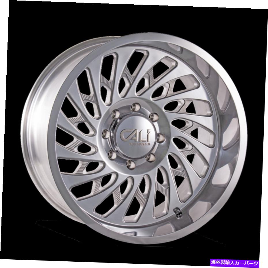 ホイール　４本セット 20x12 Caliオフロードスイッチバックポリッシュホイール8x170（-51mm）セット4 20x12 CALI OFF-ROAD Switchback Polished Wheels 8x170 (-51mm) Set of 4【並行輸入品】