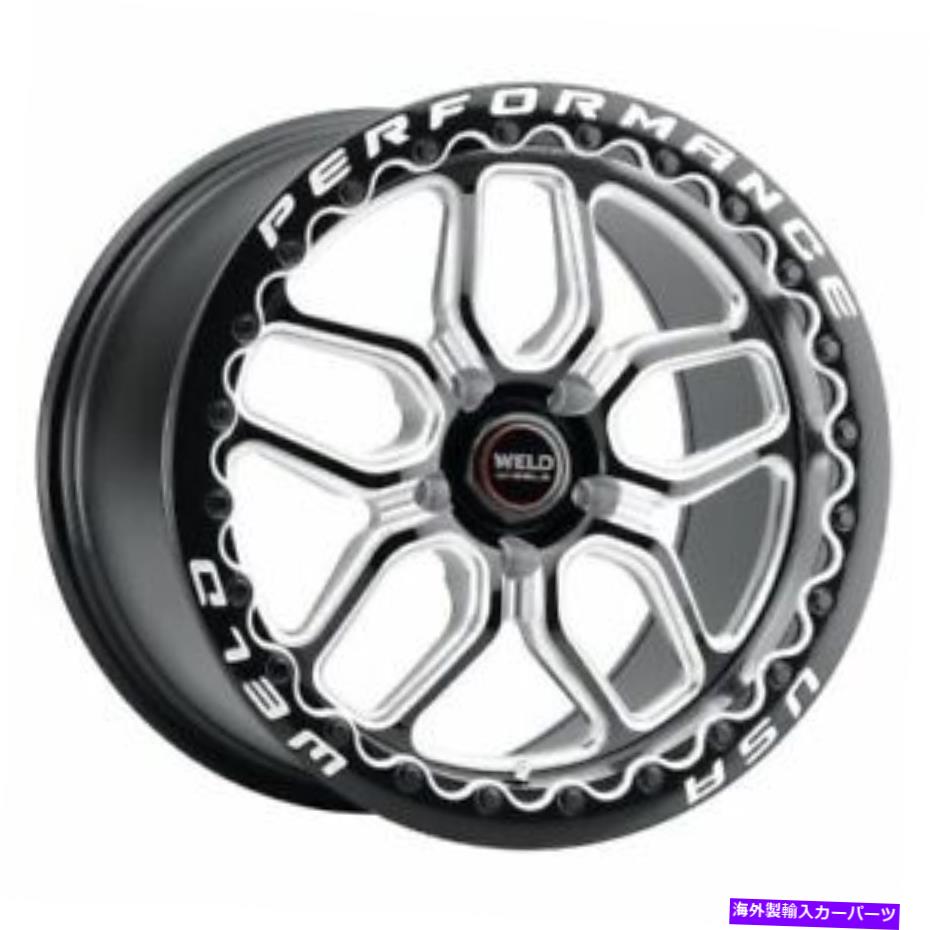 ホイール　４本セット 17x10溶接S907ラグナビードロックブラックミリングホイール5x115（30mm）セット4のセット 17x10 WELD S907 Laguna BEADLOCK Black Milled Wheels 5x115 (30mm) Set of 4【並行輸入品】｜Us Custom Parts Shop USDM