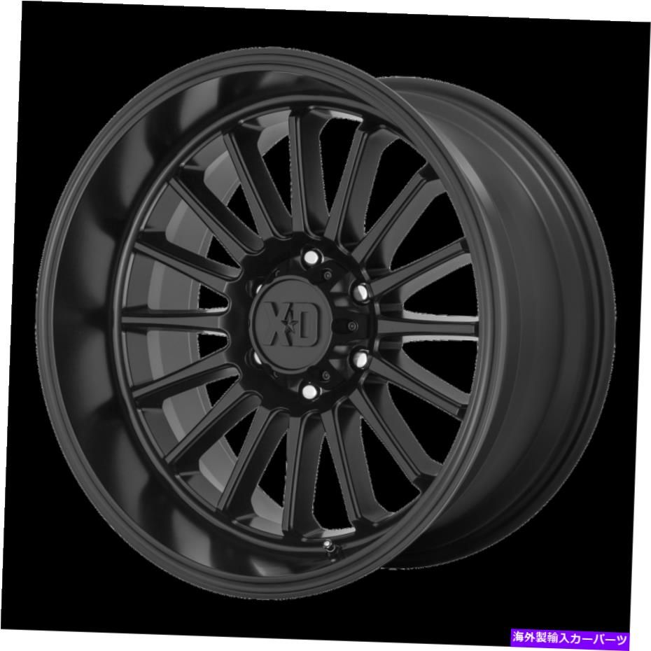 ホイール　４本セット 20x9 XDシリーズXD857ホイプラッシュサテンブラックホイール5x5.5（0mm）セット4 20x9 XD Series XD857 Whiplash Satin Black Wheel 5x5.5 (0mm) Set of 4【並行輸入品】