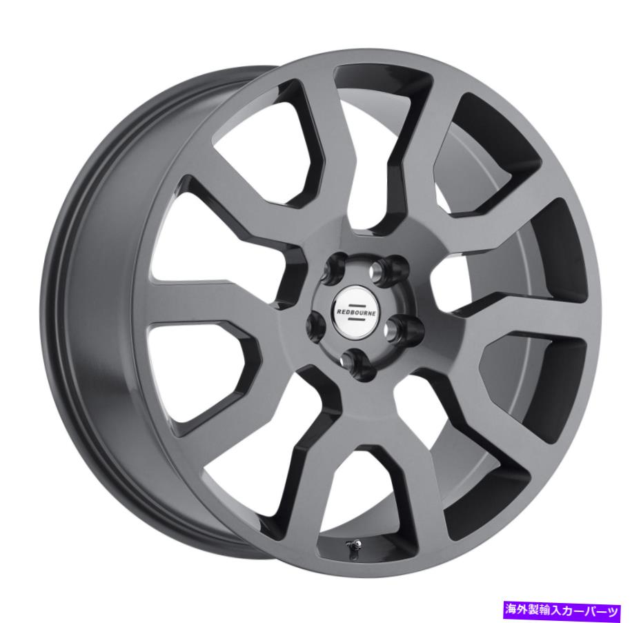 ホイール　４本セット 22x10レッドボーンヘラクレスグロスガンメタルホイール5x120（37mm）セット4 22x10 Redbourne Hercules Gloss Gunmetal Wheels 5x120 (37mm) Set of 4【並行輸入品】