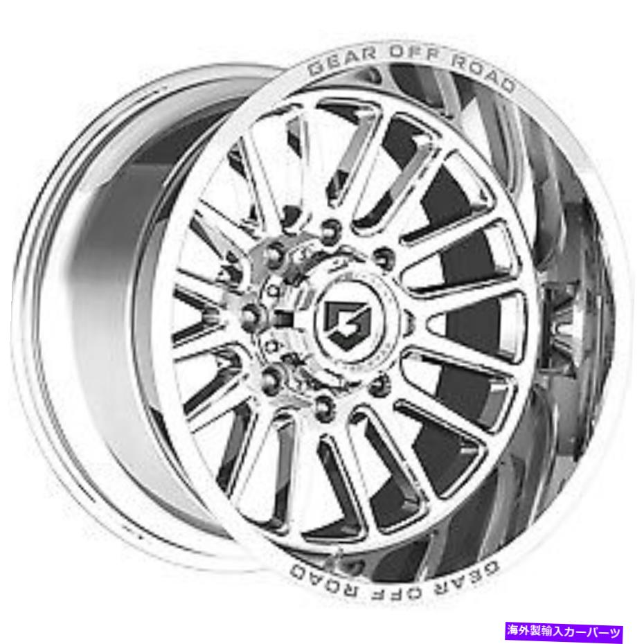 ホイール　４本セット 22x10オフロード764Cクロムw/リップロゴホイール6x135/ 6x5.5（-19mm）セット4セット 22x10 Gear Off Road 764C Chrome w/ Lip Logo Wheels 6x135/6x5.5 (-19mm) Set of 4【並行輸入品】｜Us Custom Parts Shop USDM