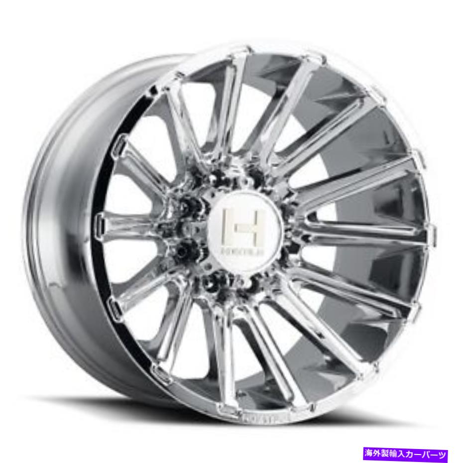 ホイール 4本セット 22x10敵対的なH123台風鎧メッキ(Chrome)ホイール8x180(-25mm)セット4 22x10 Hostile H123 Typhoon Armor Plated (Chrome) Wheels 8x180 (-25mm) Set of 4【並行輸入品】|Us Custom Parts Shop USDM